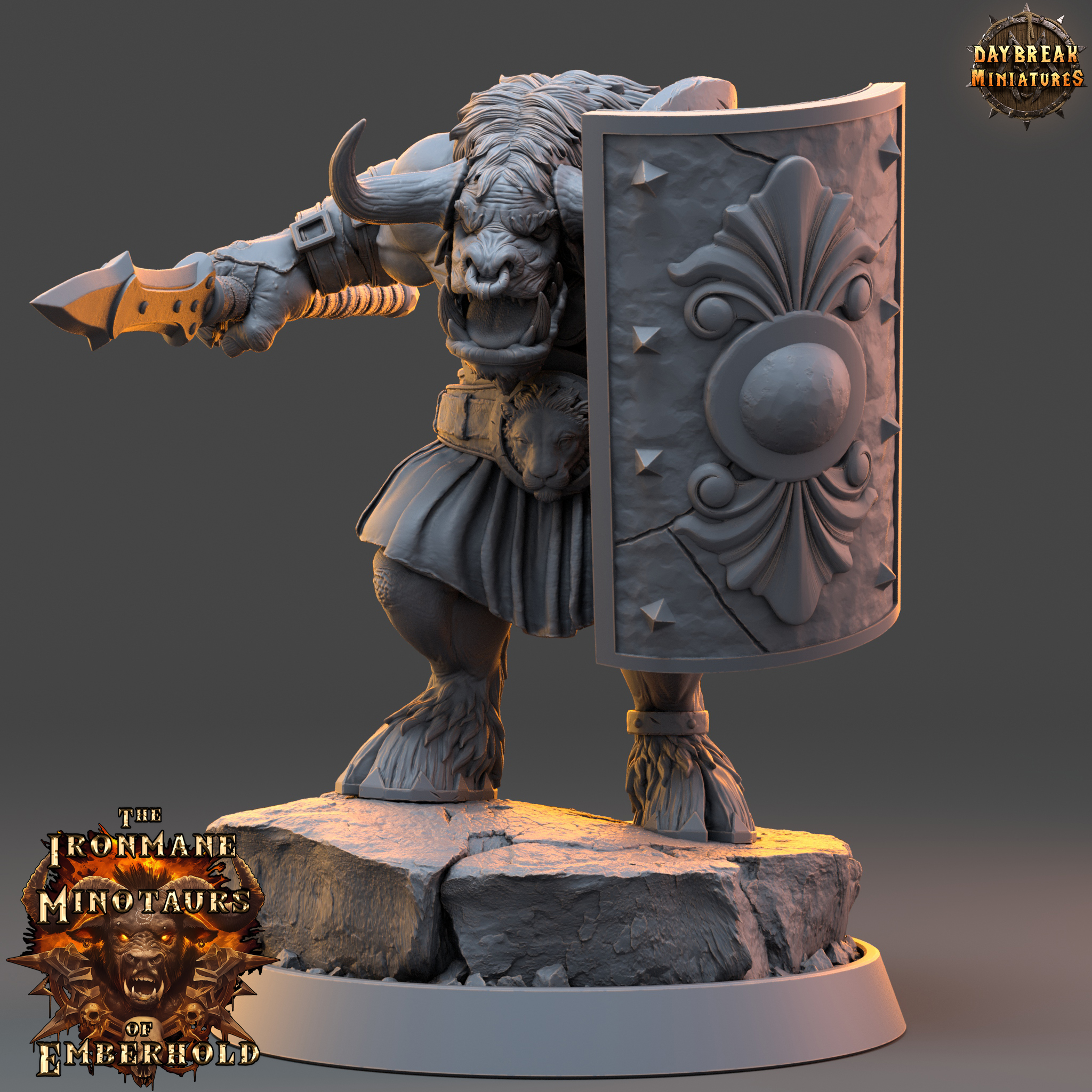 Zegron Ironhide - The Ironmane Minotaurs of Emberhold